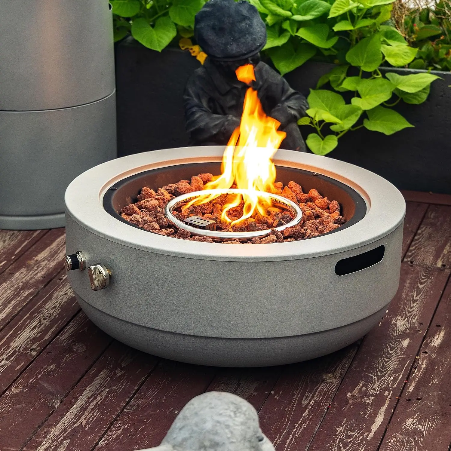 Fire Pit Bowl - 24-calowy palnik gazowy na propan, 50000