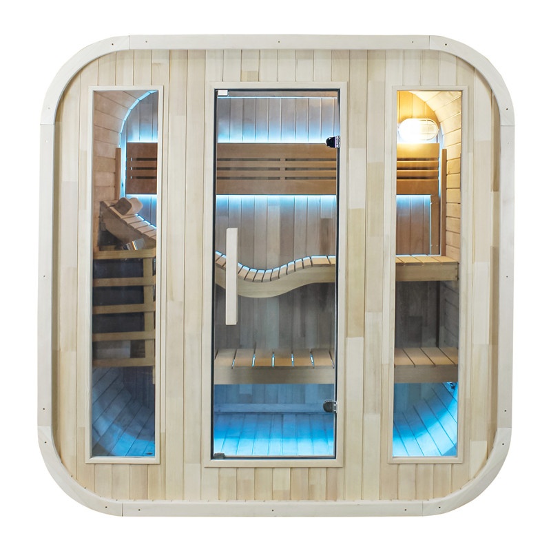Outdoor Furniture Set - Zewnętrzna sauna w stylu nowoczesnym, sauna