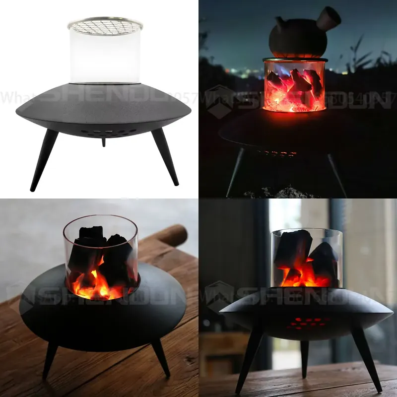 Fire Pit Bowl - Ognisko Palenisko Metalowe Okrągłe Przenośne Stołowe
