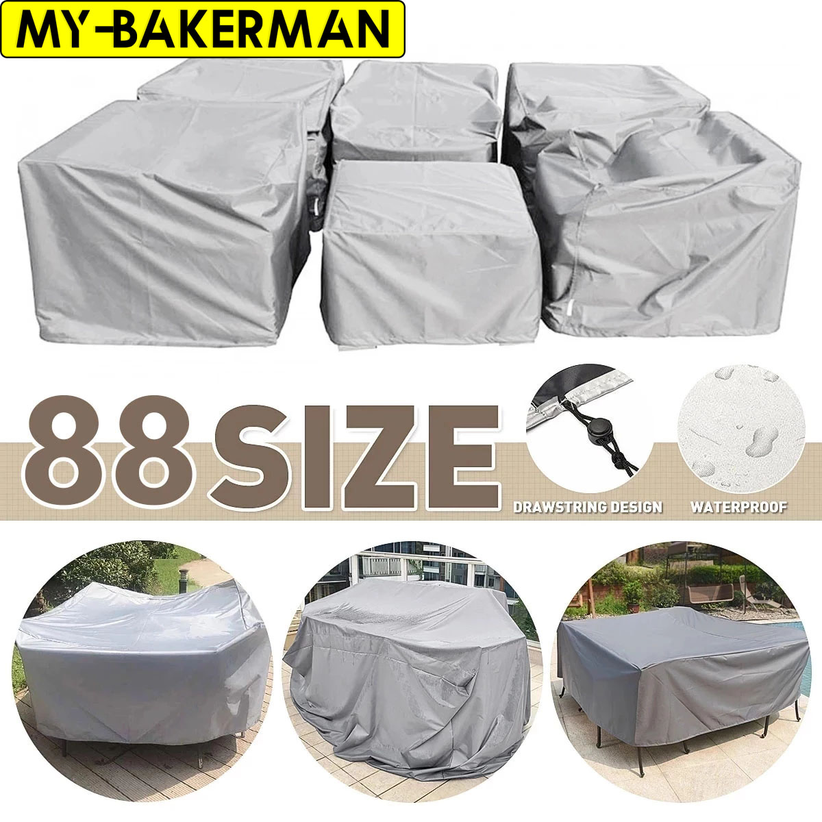 Outdoor Furniture Set Sale - Pokrowce na meble ogrodowe Wodoodporne, pokrowce