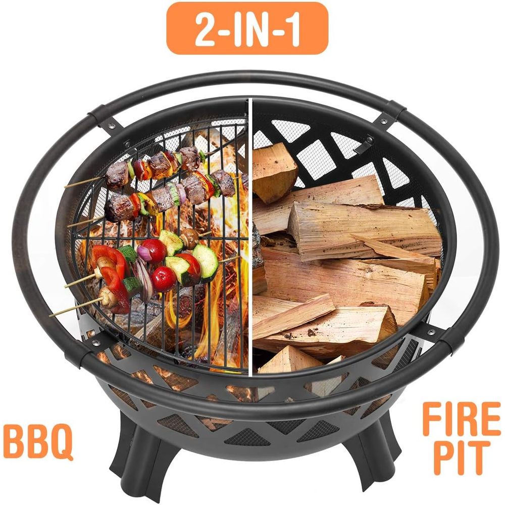 Palenisko ogrodowe na drewno 9 – Fire Pit Bowl recenzja i cena