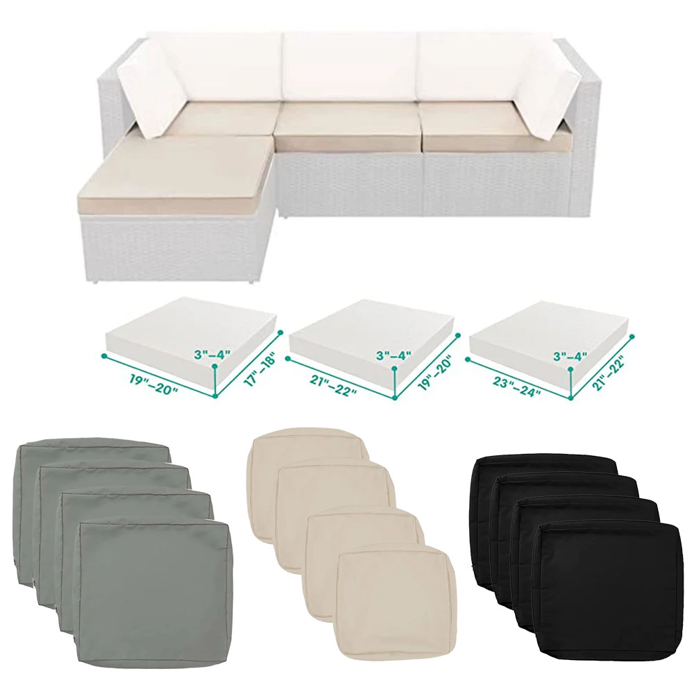 1-4 Zestaw Poduszek na Sofę, P – Outdoor Furniture Set Sale recenzja i cena