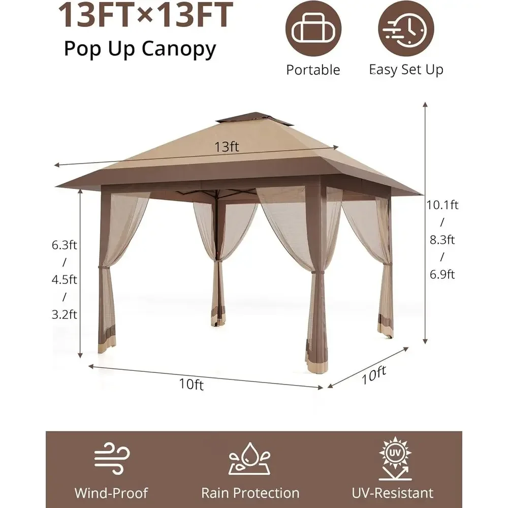 Altana ogrodowa 13x13 z siatko – Outdoor Furniture Gazebo recenzja i cena