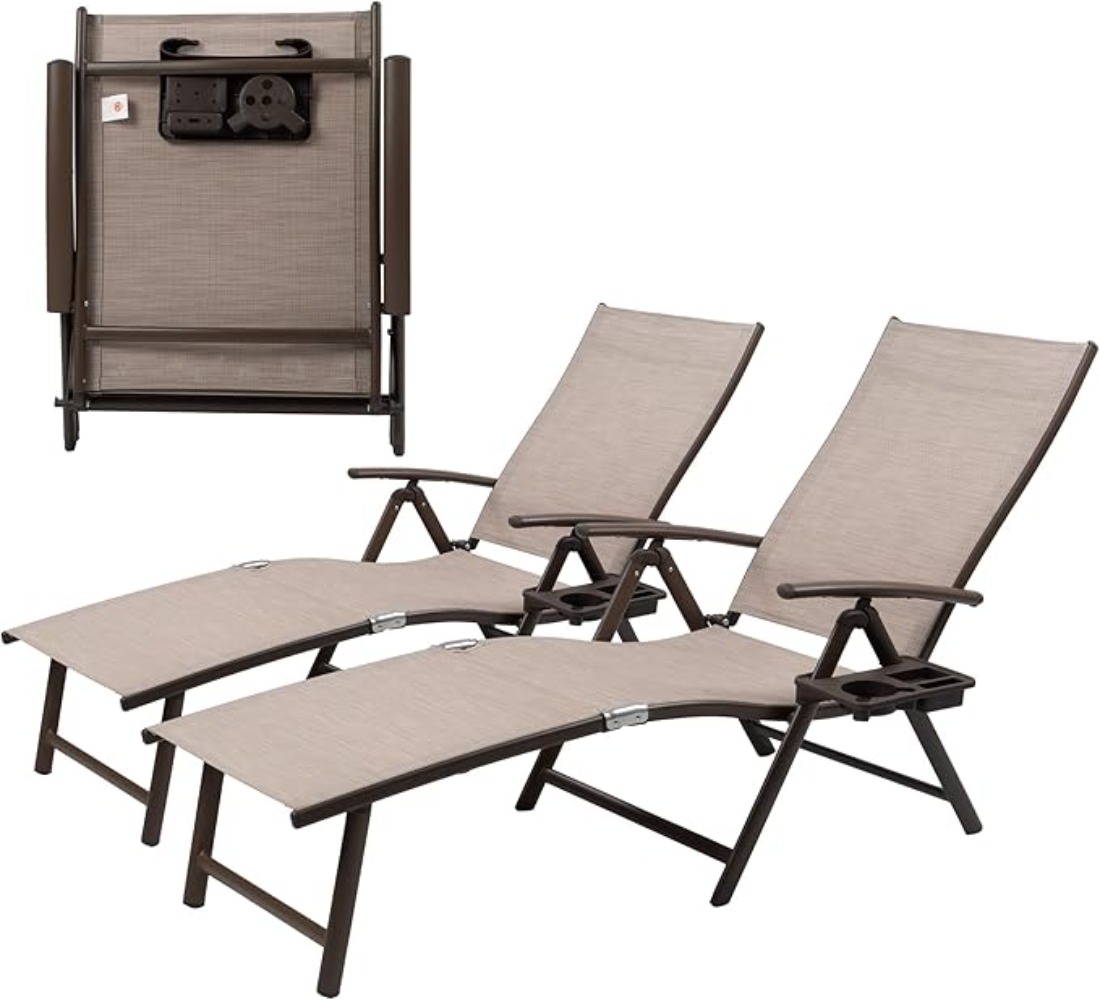 Aluminiowe krzesło rozkładane, – Deck Chair Lounger recenzja i cena