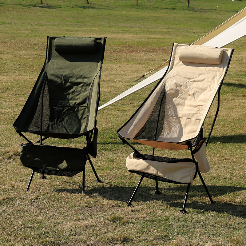 Lekkie składane krzesło kempin – Deck Chair Lounger recenzja i cena