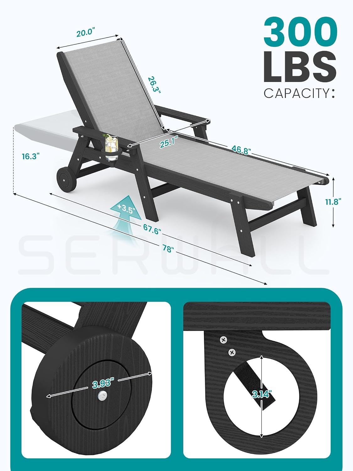 Zestaw 2 leżaków ogrodowych, l – Deck Chair Lounger recenzja i cena