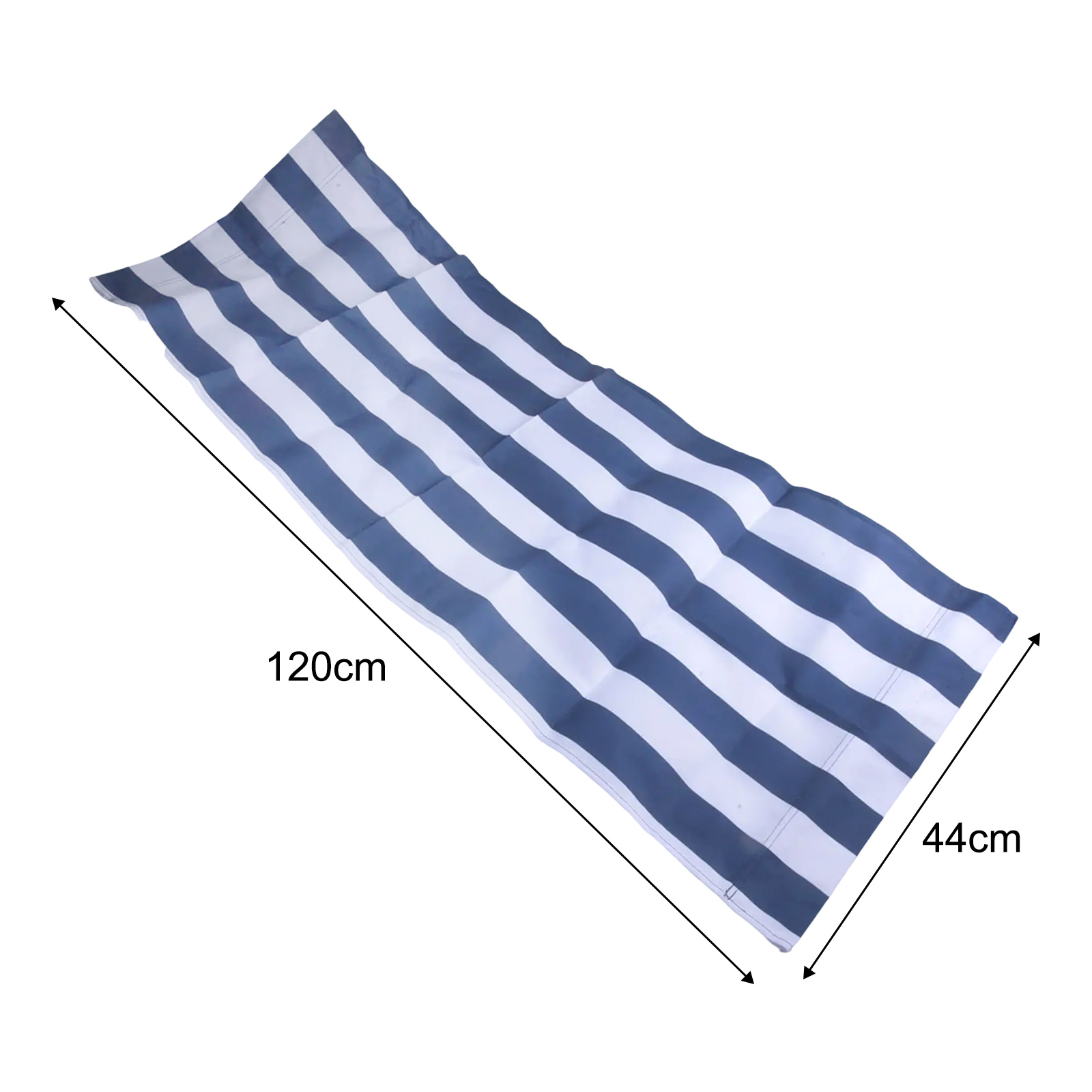 120x45cm Biało-Niebieska Pasia – Deck Chair Lounger recenzja i cena