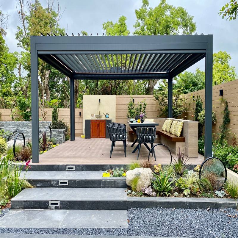 Pergola z aluminium, odporna n – Outdoor Furniture Gazebo recenzja i cena