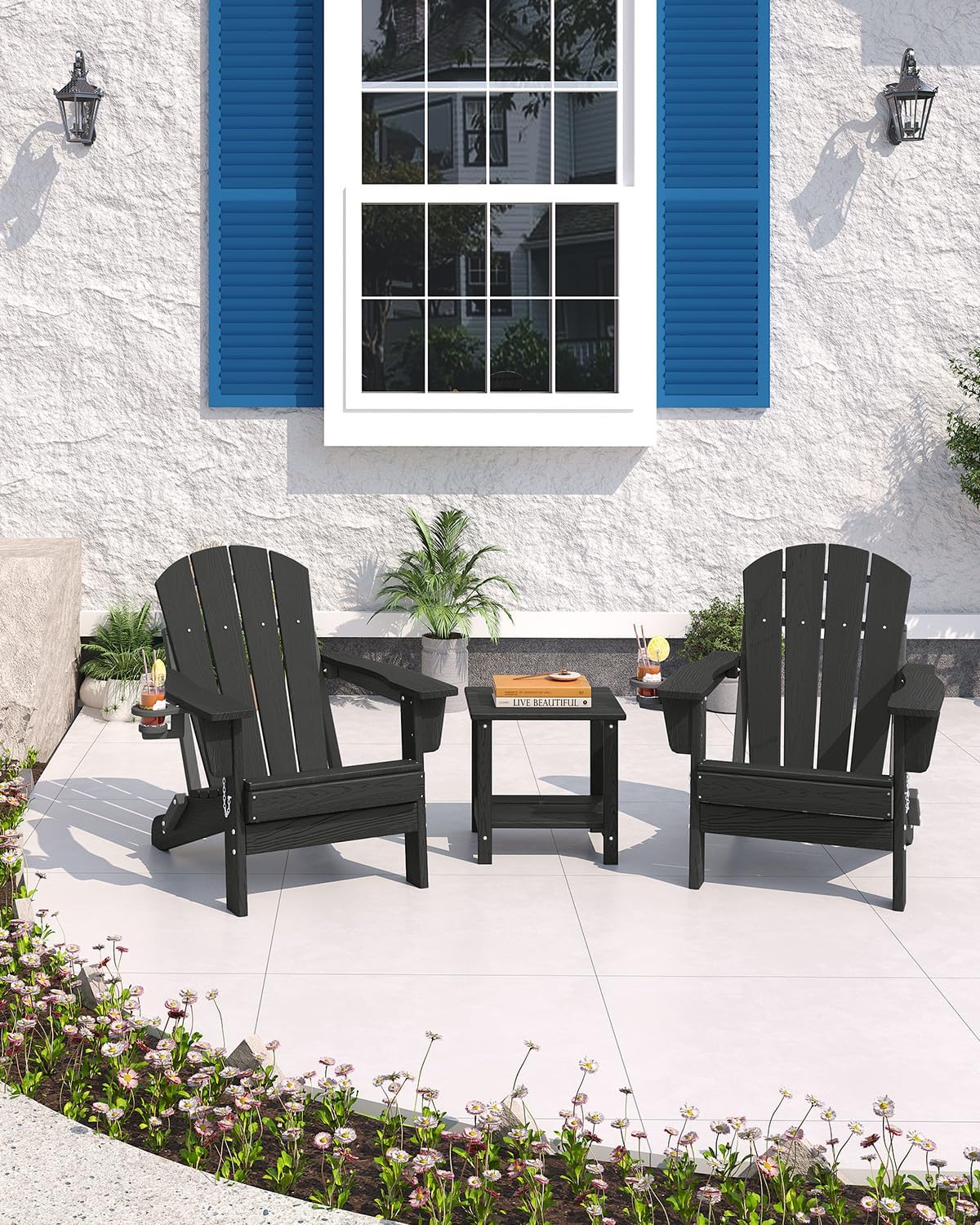 Składane krzesło Adirondack z  – Deck Chair Lounger recenzja i cena