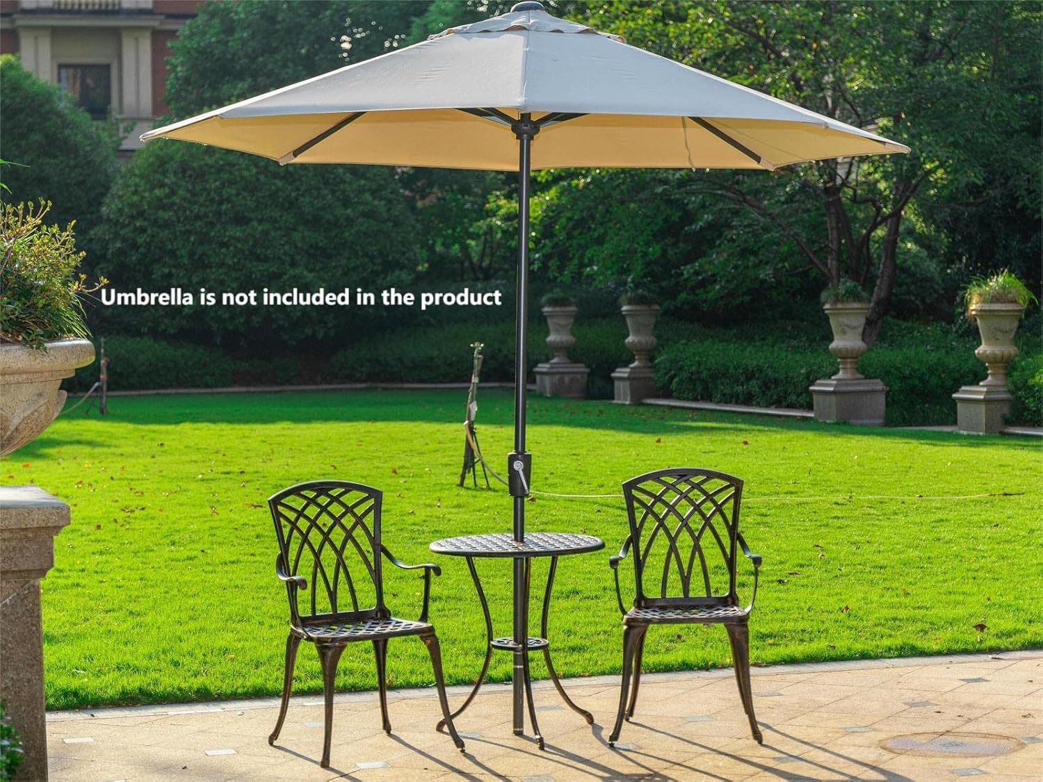 Zestaw bistro na zewnątrz, 3-c – Outdoor Furniture Aluminium recenzja i cena