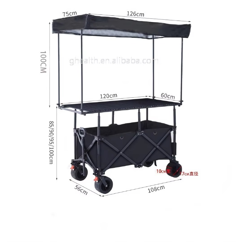 Składany stalowy wózek stołowy – Folding Picnic Table recenzja i cena