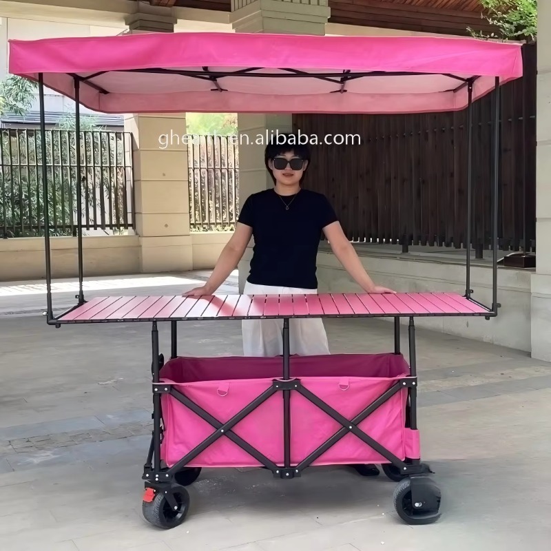 Składany stalowy wózek stołowy – Folding Picnic Table recenzja i cena