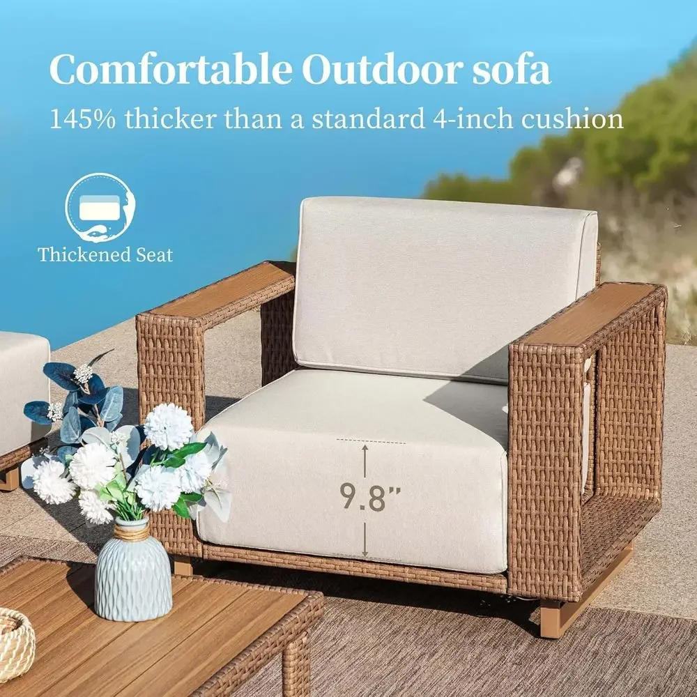 Narożna sofa ogrodowa w kształ – Outdoor Furniture L Shape recenzja i cena
