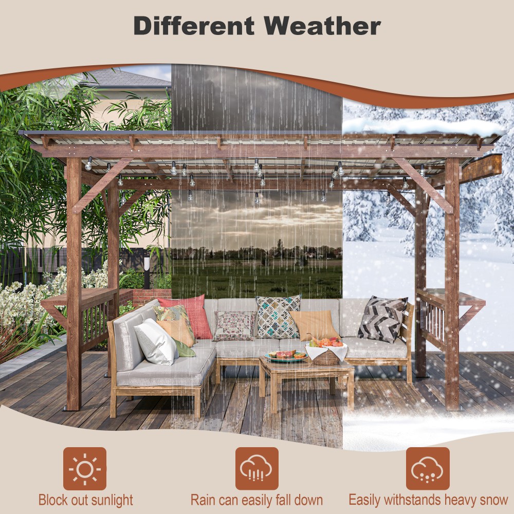 Nowoczesna drewniana pergola g – Outdoor Furniture Gazebo recenzja i cena