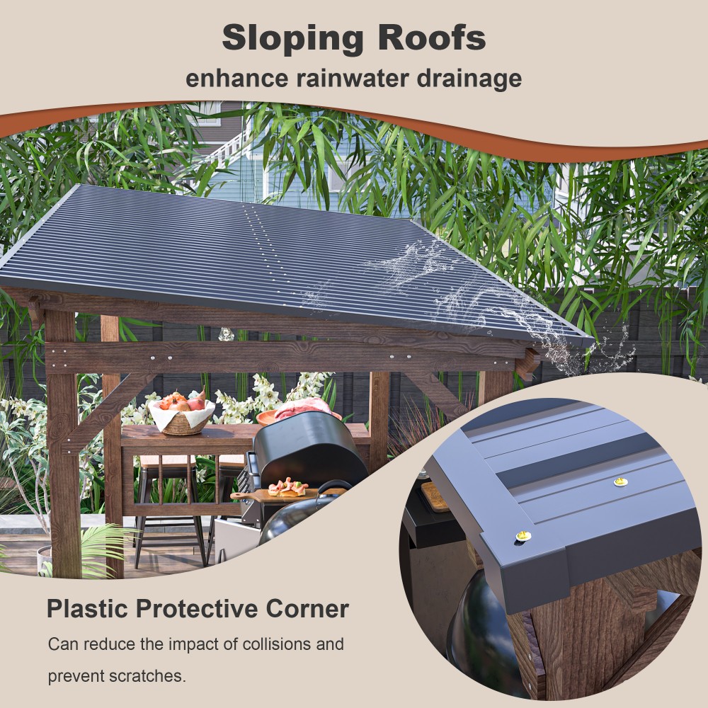 Nowoczesna drewniana pergola g – Outdoor Furniture Gazebo recenzja i cena