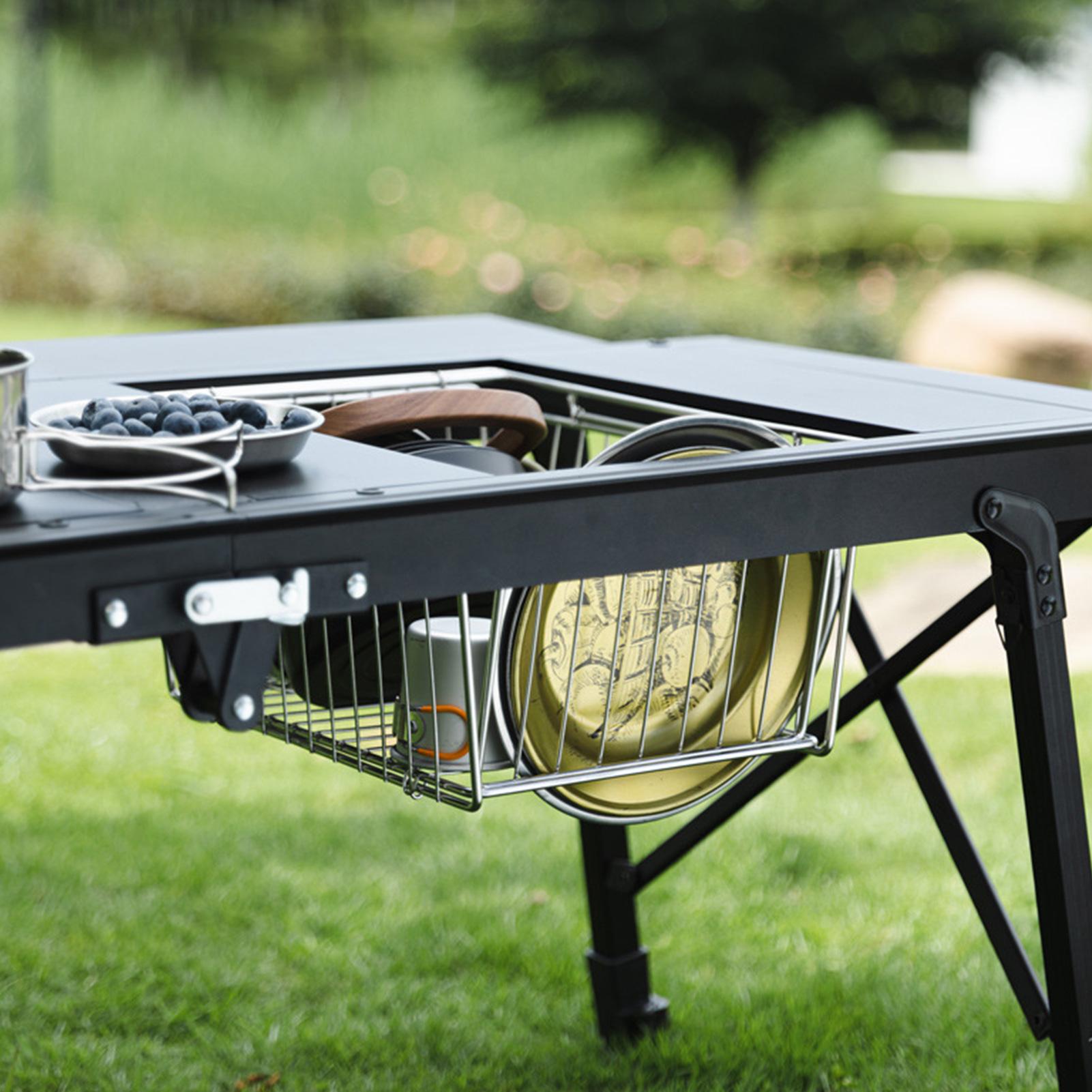 Stół kempingowy kosz metalowy  – Folding Picnic Table recenzja i cena